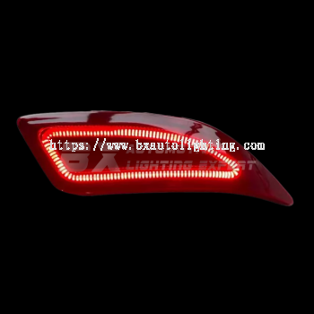 Toyota Camry Asv51 / Camry Hybrid 15-18 - LED Rear Bumper Reflector (Oem Design)