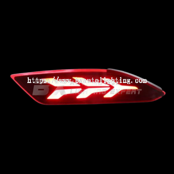 Honda Hrv 15-21 - LED Rear Bumper Reflector (Lambo Design)