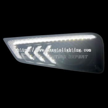 Honda City Gm6 14-16 - LED DRL Daylight Cover (Arrow Design - V2)