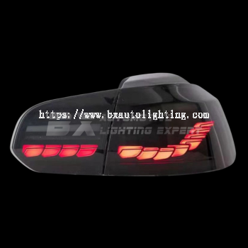 Volkswagen Golf Mk6 - LED Taillamp (Dragon Scale Design)