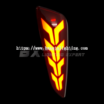 Toyota Chr 17-19 - LED Rear Bumper Reflector (Lambo Design)