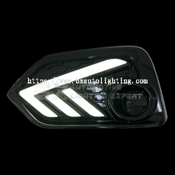 Honda Civic Fc / Si Bumper - LED DRL Daylight Cover (Arrow Design V2)