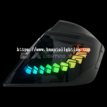 Perodua Bezza - LED Taillamp (Dragon Scale Design V3 - Rgb)