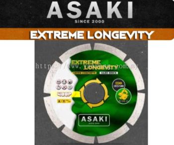Asaki Extreme Longevity Diamond Blade -  4" x 1.8 x 16/20mm