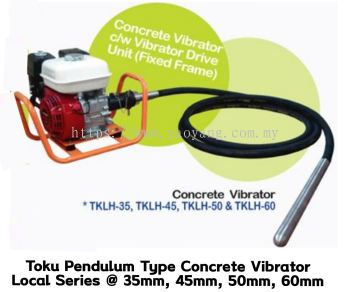 Toku Pendulum Type Concrete Vibrator @ Local Series
