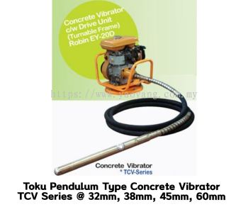 Toku Pendulum Type Concrete Vibrator @ TCV Series