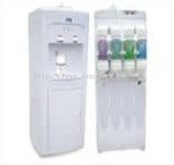 74-116 Hot & Cold (Electronic) Floor Standing Water Dispenser C/W 4 Korea Filters