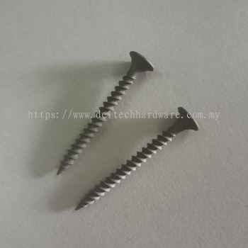 Chromed/Black Dry Wall Screw