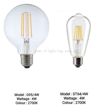 SFL LED G95-4W, ST64-4W