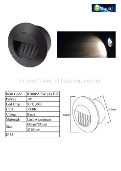 RD8065 3W (A) BK