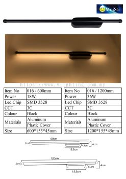 016 600 1200MM BK 3C