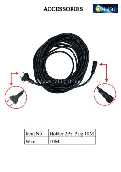 Holder 2Pin Plug 10M