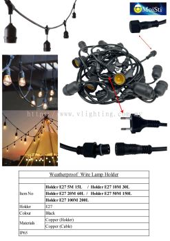 Holder E27 Weaterproof