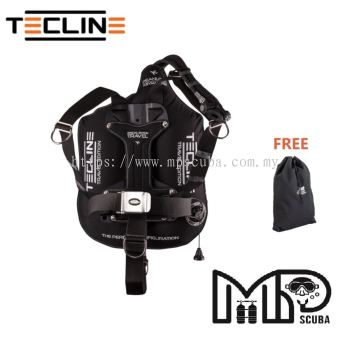 TecLine Peanut Mini 11 / 16 / 21 DIR BCD Set Complete Travel Set Black / Color / Kevlar
