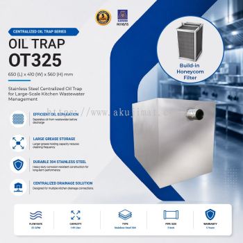 Centralized Oil Trap OT325 | 25 GPM |  149 Liter