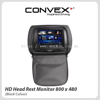 Convex HD 7" Head Rest Monitor 800 x 480 - CV-100B / CV-100G- Black / Grey / pc