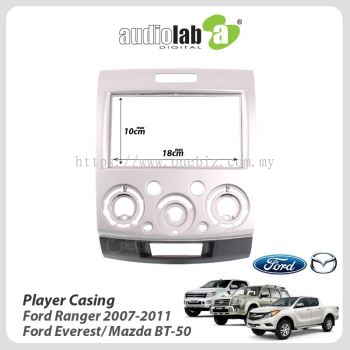 Ford Ranger / BT50 Everest Double Din Player Casing - AL-PC-FORD11-G