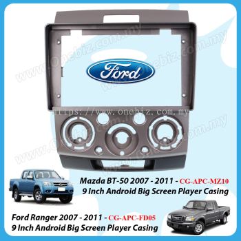 Ford Ranger 2007 - 2011 - 9 Inch Android Big Screen Player Casing - CG-APC-FD05