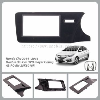 Honda City 2014 - 2016 Double Din Car DVD Player Casing - AL-PC-BN-25K8018R