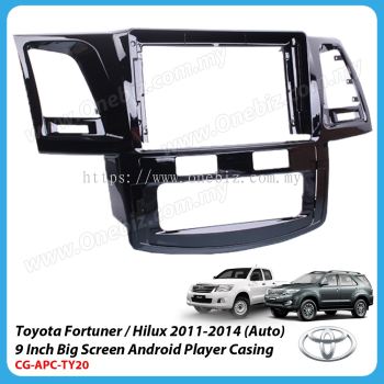 Toyota Fortuner/Hilux 2011 - 2014 (Auto) - 9 Inch Android Big Screen Player Casing - CG-APC-TY20