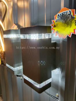 (READY STOCK) COGOO Modern Rectangle Up Down Outdoor Wall lamp-WL-JT-029