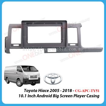 Toyota Hiace 2005 - 2018 - 10.1 Inch Android Big Screen Player Casing - CG-APC-TY51