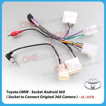 Toyota UMW - Socket Android 360 ( Socket to Connect Original 360 Camera ) - AL-34TB