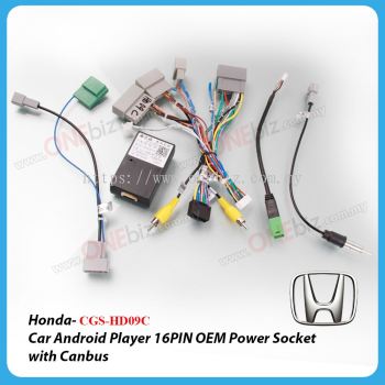 Honda Civic FC 2017 Onwards - Car Android Player 16 PIN OEM Power Socket with Canbus - CGS-HD09C