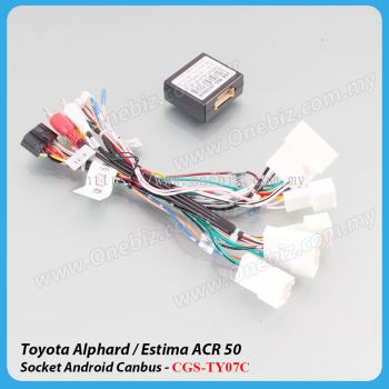 Toyota Alphard-Estima ACR 50 Socket Android Canbus - CGS-TY07C