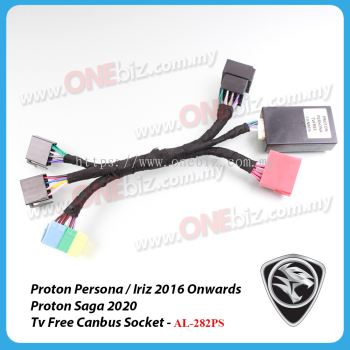 Proton Persona / Iriz 2016 Onwards / Saga 2020 - Tv Free Canbus Socket - AL-282PS