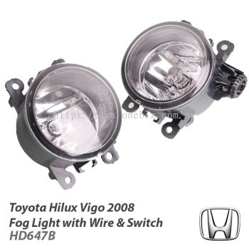 Fog Light with Wire Cover Black DLAA for Honda City 2014 - CS-HD647B