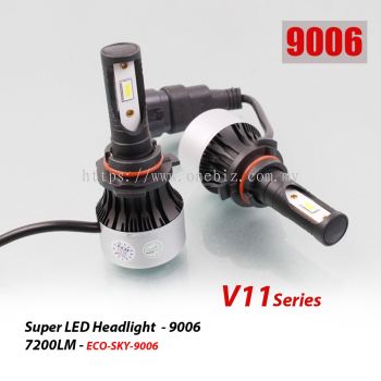 Super LED Headlight V11 Series - 9006 7200LM - ECO-SKY-9006