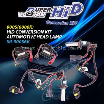 Super Vision HID Conversion Kit - 9005 (6000K) HID Conversion Kit Automotive Head Lamp - SR-90056K