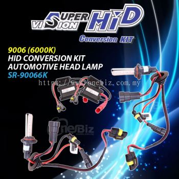 Super Vision HID Conversion Kit - 9006 (6000K) HID Conversion Kit Automotive Head Lamp - SR-90066K