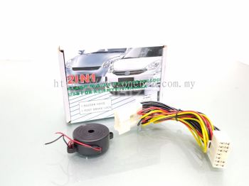 2 in 1 Car Alarm Brake Lock with Buzzer for Perodua Myvi Icon , Viva , Alza - TWM-E-12F