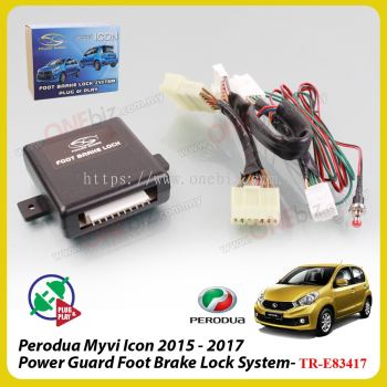 Perodua Myvi Icon 2015 - 2017 - Power Guard Foot Brake Lock System Plug & Play - TR-E83302