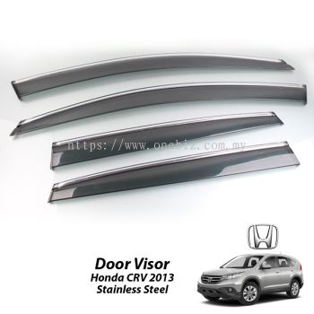 Honda CRV 2013 Door Visor Stainless Steel - HT-DV-HD01