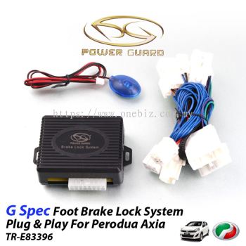 Power Guard G-Spec Foot Brake Lock System (Plug & Play) for Perodua Axia - TR-E83396