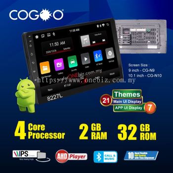 Cogoo Car Android Player 4 Core Processor 2GB RAM + 32GB ROM - CG-N9 / CG-N10