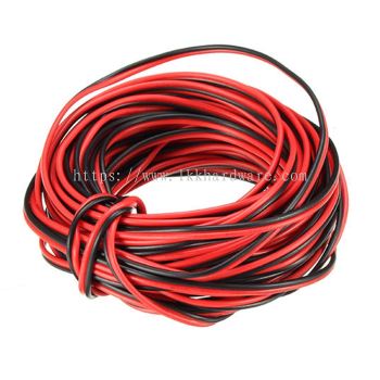 Copper 2 Pin Red Black DIY Electric Cable Wire