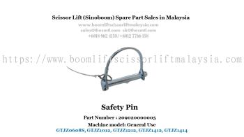 Scissor Lift Spare Part- Safety Pin Part No.: 209020000005