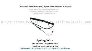 Scissor Lift Spare Part- Spring Wire Part No. : 203990000015