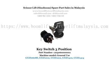Scissor Lift Spare Part- Key Switch 3 Position Part No.: 203060000001