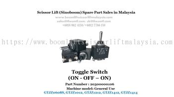 Scissor Lift Spare Part - Toggle Switch (ON - OFF C ON) Part No.: 20300000106