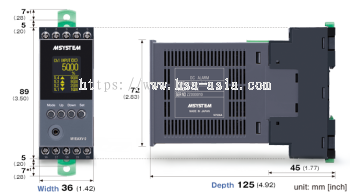 M-SYSTEM QUAD/OCTAD OR DUAL/QUAD ALARM WITH OEL DISPLAY M1EA SERIES