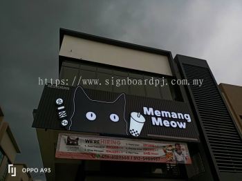 3D LED Frontlit Signboard with Aluminium base at Petaling Jaya