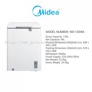 MIDEA CHEST FREEZER WD-130W