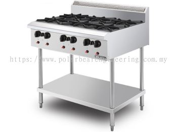 OPEN BURNER FREE STANDING (OB6FS-17)