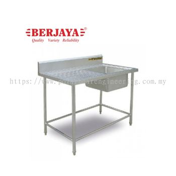 SINGLE BOWL SINK TABLE (LEFT) (BERJAYA)