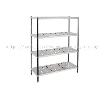 4 TIER RACK PERFORATED (KNOCKDOWN)